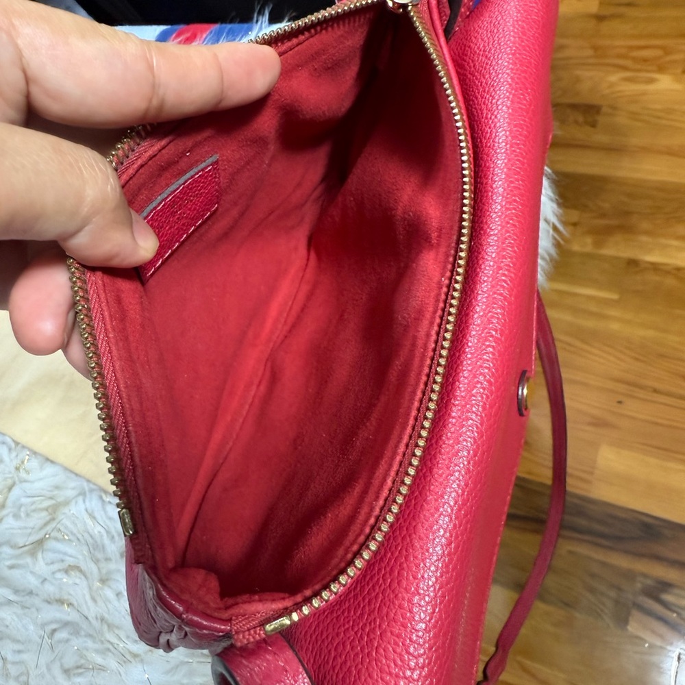 Louis Vuitton Twice Empreinte Messenger sling Fushia Pink w/ Duster & Card auth. - Picture 14 of 16